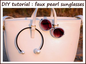 PEARL DIY TUTORIAL: Faux Pearl Round Sonnenbrillen von Liakw.com (@liakw)