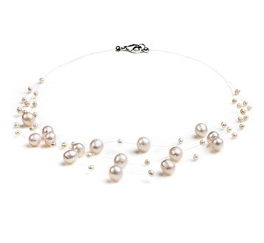 pearl illusion necklace