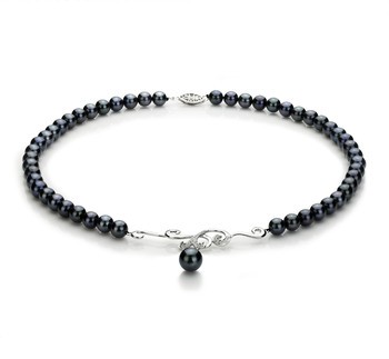 black pearl necklace