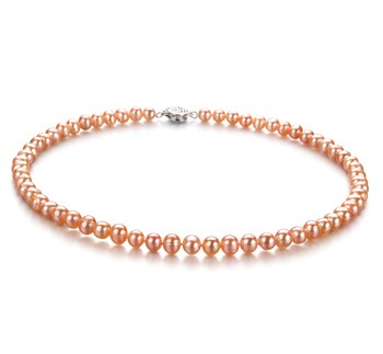pink pearl necklace