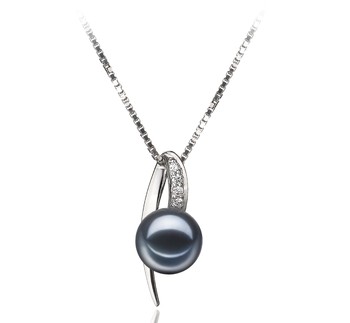 designer pearl accessories black pearl pendant