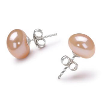 designer pearl accessories pink pearl earrings