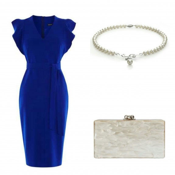 PearlsOnly outfit suggestion with affordable pearl necklaces