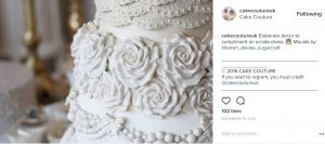 Perle Hochzeitskuchen