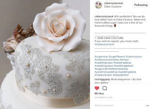 Perle Hochzeitskuchen