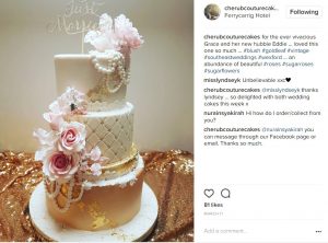Perle Hochzeitskuchen