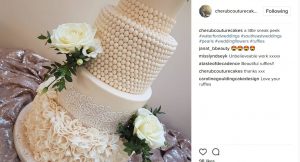 Perle Hochzeitskuchen