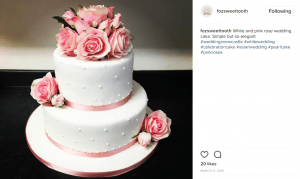 Perle Hochzeitskuchen