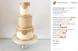 Perle Hochzeitskuchen