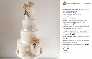 Perle Hochzeitskuchen