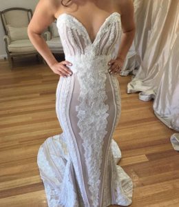 pearl wedding dress