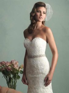 pearl wedding dress