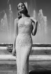 Perlenhochzeitkleid