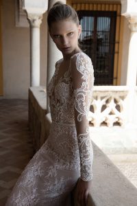 pearl wedding dress