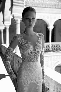 pearl wedding dress