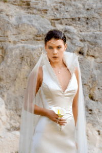 pearl wedding dress