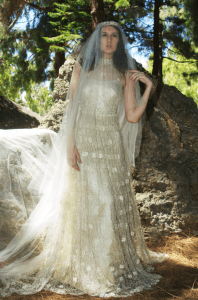 pearl wedding dress