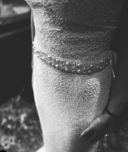 pearl wedding dress