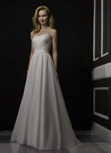 pearl wedding dress