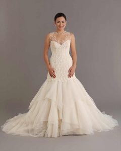 pearl wedding gown