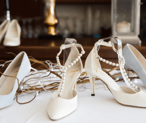 pearl wedding shoes