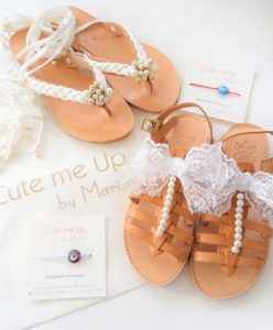 pearl wedding sandals