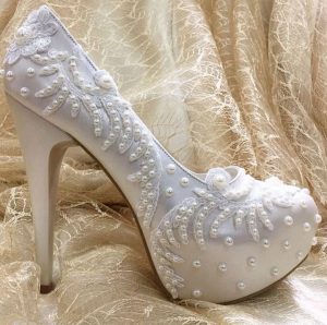 pearl bridal shoes