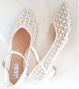 pearl wedding shoes