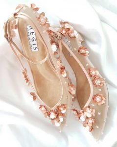 pearl wedding shoes