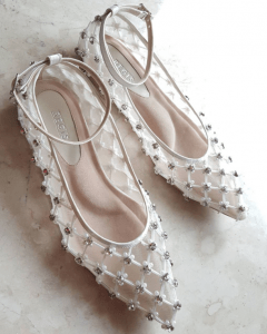 pearl wedding shoes