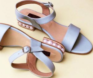 pearl wedding sandals