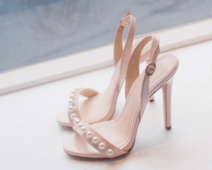 pearl wedding shoes