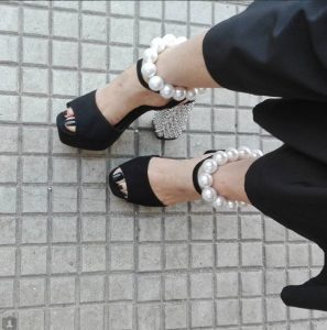 pearl sandals