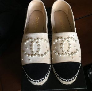 chanel pearl shoes