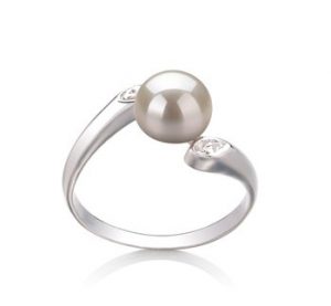 white pearl ring perfect for formal attire