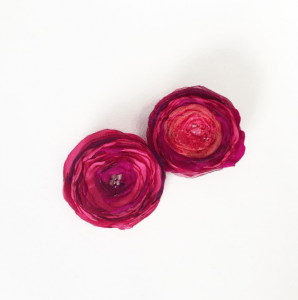 Handgefertigte Blumenbrosche