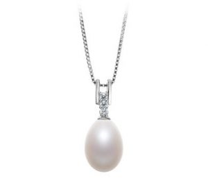 white pearl pendant perfect for office looks