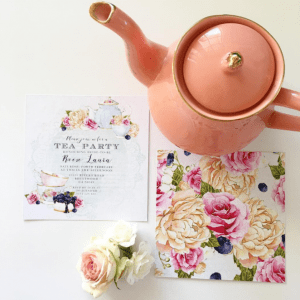 tea party invitations