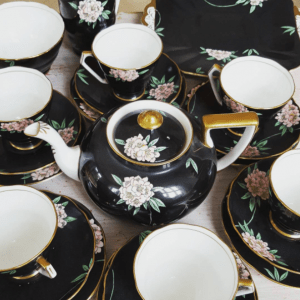 tea party porcelain cups