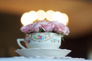 tea party table center piece