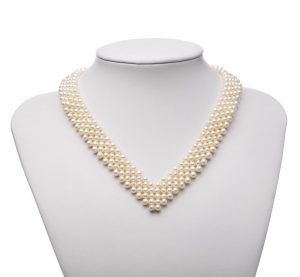 pearl necklace for Christmas outfit
