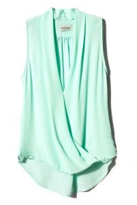 mint blouse