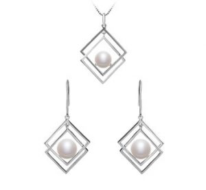 Perlenschmuck-Set für Brautjungfer