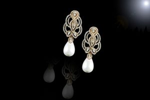 gold and pearl earrings