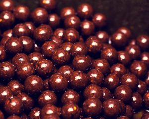 chocolate pearl earrings