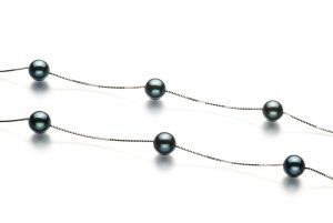 tin cup pearl necklace