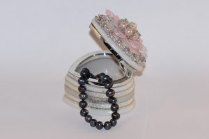 colored pearl necklace