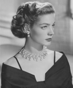 lauren bacall style pearl necklace