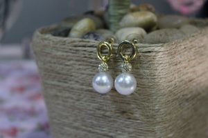new pearl earrings