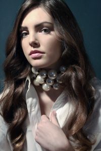 makeup and pearls